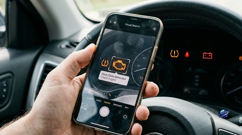 How Do I Use Search Live to Identify the Signs Showing on My Car Dashboard