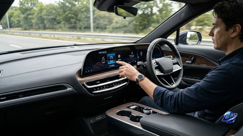 do the driving modes in cadillac lyriq offer different ranges or battery usages?