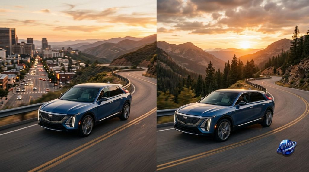 do the driving modes in cadillac lyriq offer different ranges or battery usages?