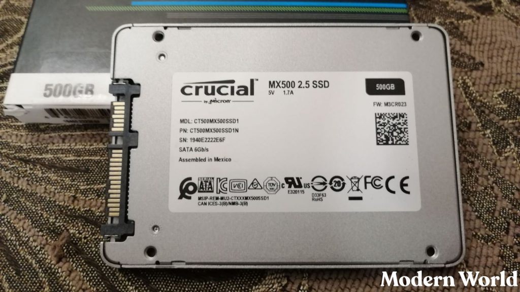 Crucial MX500 Solid State Drive